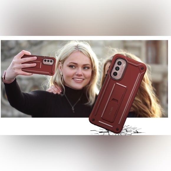 COMPATIBLE with Motorola Moto G Stylus Phone Case Screen Protector
Kickstand NEW - Picture 1 of 15